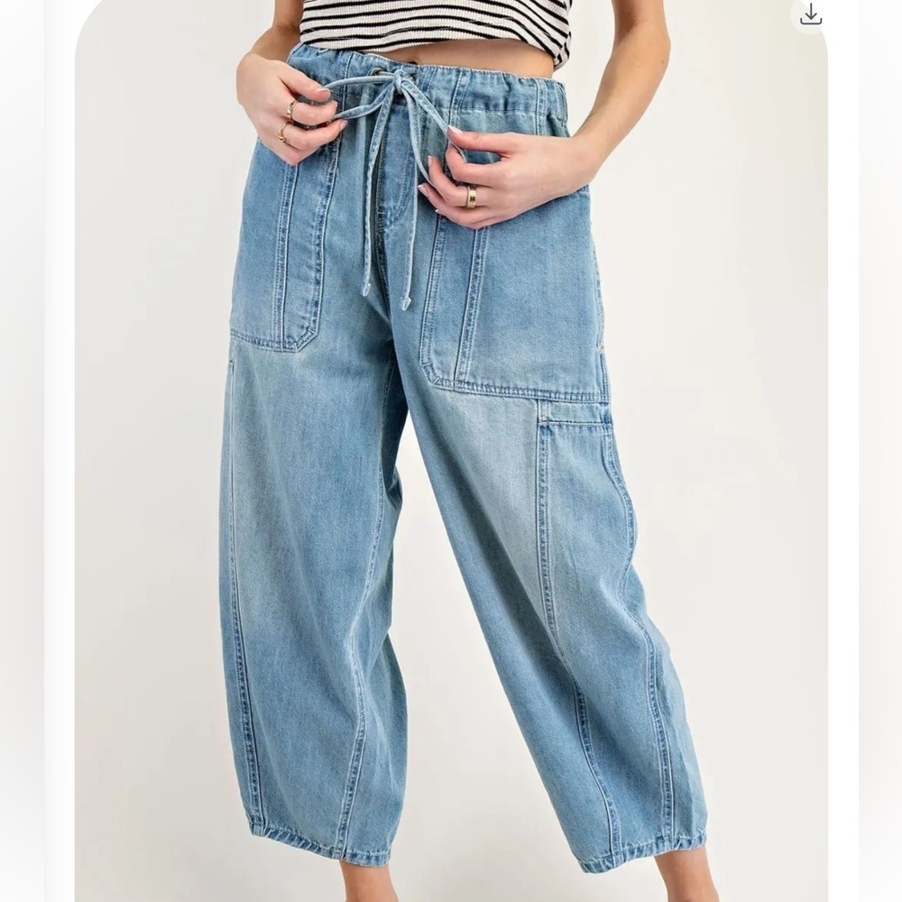 Eesome Drawstring Waist Pants - Picture 2 of 4
